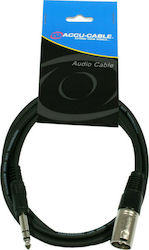 Accu-Cable XLR De Sex Masculin - 6,3 Mm De Sex Masculin 3m AC-XM-J6S/3 Accu-Cable XLR De Sex Masculin - 6,3 Mm De Sex Masculin 3m AC-XM-J6S/3