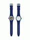 Swatch Swatch Women's Watch Automatic with Blue Rubber Strap