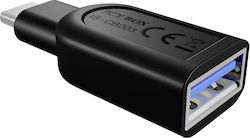 Icy Box IB-CB003 USB-C male σε USB-A female
