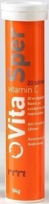 Vitasper Vitamin C Vitamin for Energy 1000mg Orange 20 eff. tabs