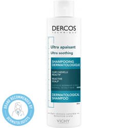 Vichy Dercos Ultra Soothing Shampoos for Sensitive Scalp for Oily Hair 200ml