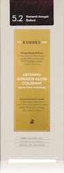 Korres Abyssinia Superior Gloss Colorant Haarfarbe kein Ammoniak 5.2 Brown Light Violet 50ml