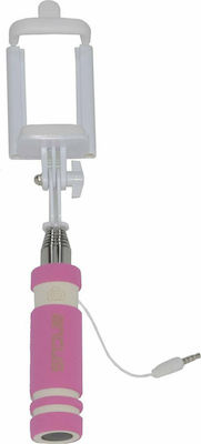 Ancus Classic Mini Selfie-Stick mit 3.5mm Kabel Rosa 14103