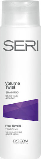 Farcom Professional Seri Volume Twist Шампоан Натрупване На Маса За Всички Типове Коса 300мл