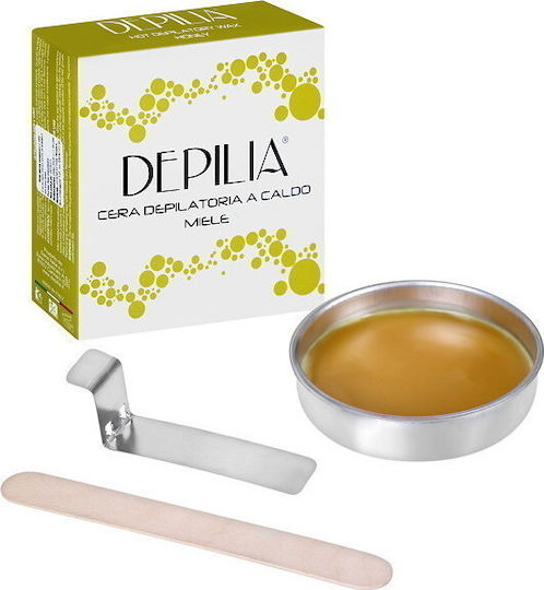 Depilia Hair Removal Wax in Pan for Face & Body Honey 100ml