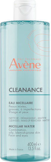 Eau Thermale Avène Micellar Water Makeup Remover Face for Acne-Prone Skin 400ml