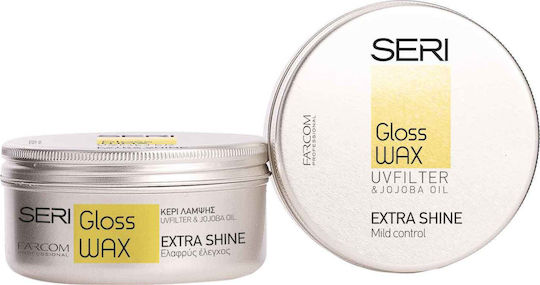 Farcom Seri Gloss Wax Κερί UV Filter & Jojoba Oil για Μεσαίο Κράτημα & Λάμψη 100ml