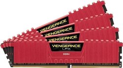 Corsair Vengeance LPX 64GB DDR4 RAM με 4 Modules (4x16GB) και Ταχύτητα 2133 για Desktop