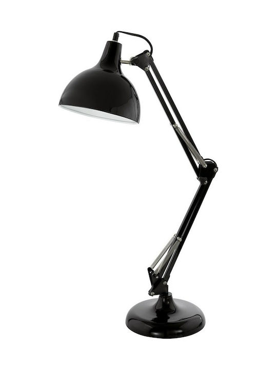 Eglo Borgillio Swing Arm Office Lighting Black ...