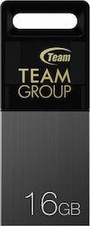 TeamGroup M151 OTG 16GB USB 2.0 Stick με σύνδεση USB-A & micro USB-B Μαύρο