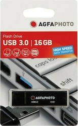 AgfaPhoto 16GB USB 3.0 Stick Μαύρο