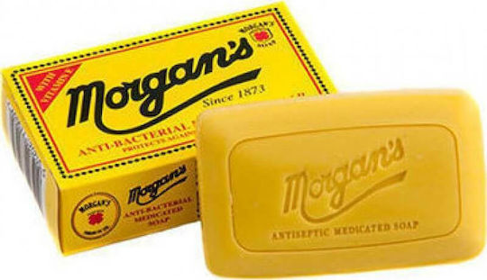 Morgan's Antibacterial Medicated Soap Сапун Почистване Лице за Акнеична Кожа 80гр