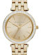 Michael Kors Darci Γυναικείο Ρολόι 33mm Μπαταρίας με Χρυσό Μεταλλικό Μπρασελέ