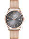 Henry London Finchley Γυναικείο Ρολόι 39mm Μπαταρίας με Ροζ Χρυσό Μεταλλικό Μπρασελέ