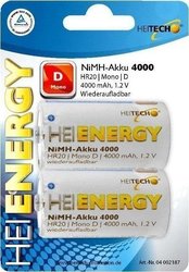 Heitech Heienergy D 4000mAh 1.2V 2τμχ
