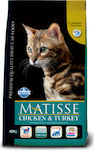 Farmina Matisse Trockenfutter für erwachsene Katzen mit Huhn / Türkei 10kg