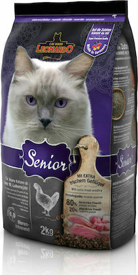 Leonardo Adult Senior Dry Food for Adult Cats with Poultry 2kg