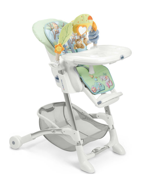 Cam Istante Foldable Baby Highchair White