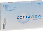 Contopharma Premium 6 Μηνιαίοι Φακοί Επαφής Υδρογέλης με UV Προστασία