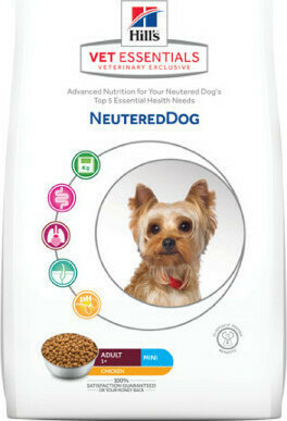 Hill's vetessentials top neutered dog mini