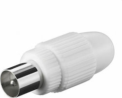 Eurolamp Conector Coaxial masculin 2buc