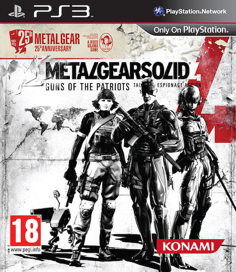 Metal Gear Solid 4 Guns of the Patriots (25th Anni PS3 Game