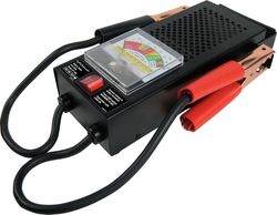 BT100 Analog Battery Tester with Crocodile Clips