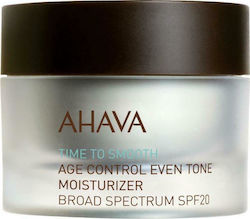 Ahava Time to Smooth Feuchtigkeitsspendend Creme Gesicht Tag mit SPF20 mit Vitamin C 50ml