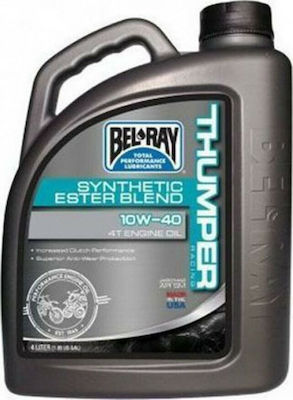 Bel-Ray Thumper Racing Synthetic Ester Blend 4T Synthetisch Motorradöl für Viertaktmotoren 10W-40 4Es