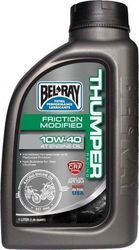 Bel-Ray Thumper Racing Friction Modified 4T Synthetic Motorcycle Oil for Four-Stroke Engines 10W-40 1lt