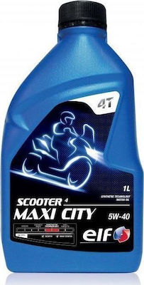 Elf Scooter 4 Maxi City Synthetic Motorcycle Oil for Four-Stroke Engines 5W-40 1lt