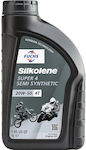 Fuchs Silkolene Super 4 Semi-Synthetic 20W-50 4-Stroke Motorcycle Motor Oil 1lt