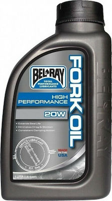 Bel-Ray High Performance Fork Motorcycle Suspension Oil 20W 1lt