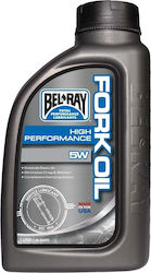 Bel-Ray High Performance Fork Motorcycle Suspension Oil 5W 1lt