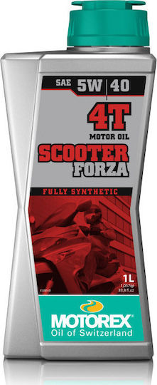 Motorex Scooter Forza 4T 5W-40 Συνθετικό Λάδι Μοτοσυκλέτας για Τετράχρονους Κινητήρες 1lt