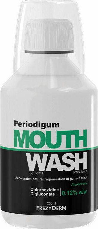 Frezyderm Periodigum Στοματικό Διάλυμα κατά της Πλάκας και της Περιοδοντίτιδας 250ml