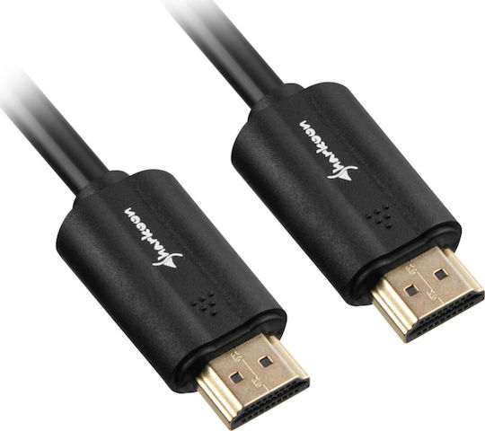 Sharkoon 4K HDMI 2.0 Premium Hochgeschwindigkeits 4K 60Hz HDR Kabel HDMI-Stecker - HDMI-Stecker 10m Schwarz