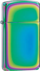 Zippo Slim Αντιανεμικός Αναπτήρας Φλόγας Πολύχρ...