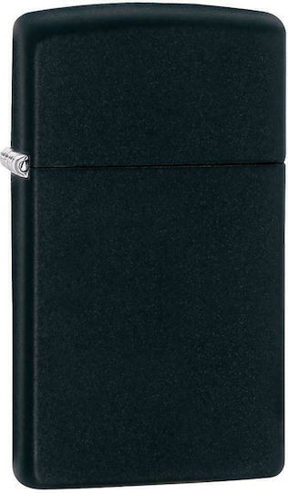 Zippo Slim Windproof Flame Lighter in Black Color