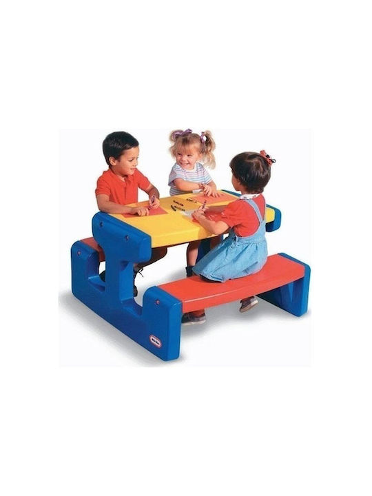Primary Σετ Παιδικό Τραπέζι με Καρέκλες Κόκκινο Little Tikes