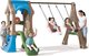 Step2 Spielplatzspielzeug & Ausrüstung Play Up Gym Set mit Schaukel Mehrfarbig