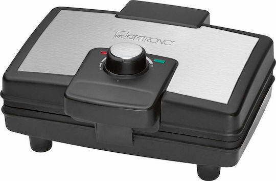 Clatronic WA 3606 Βαφλιέρα για Τετράγωνες Βάφλες 2 Θέσεων 800W