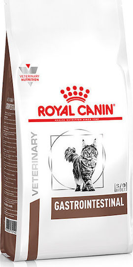 Royal Canin Veterinary Diet Gastro Intestinal Dry Food for Adult Cats with Sensitive Gastrointestinal with Poultry / Rice 0.4kg