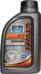 Bel-Ray V-Twin Semi-Synthetic Semi-synthetic Motorcycle Oil for Four-Stroke Engines 20W-50 1lt