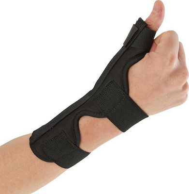 Ortholand Spica 30000 Wrist Splint 22cm with Thumb Black