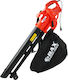 Bax Handheld Electric Leaf Blower / Vacuum 3000W with Volume Control and Maximum Air Speed 270km/h