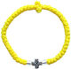 FINE YELLOW ROPE WITH METALLIC CROSS