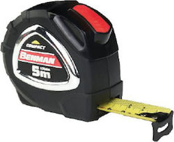 Benman Tape Measure with Auto-Rewind 25mm x 5m