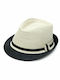 Straw beige black hat 731 OEM