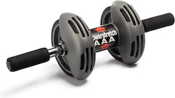 Pro-Supra Powerstrech 83300 Ρόδα Κοιλιακών Μαύρη με Στρωματάκι για τα Γόνατα